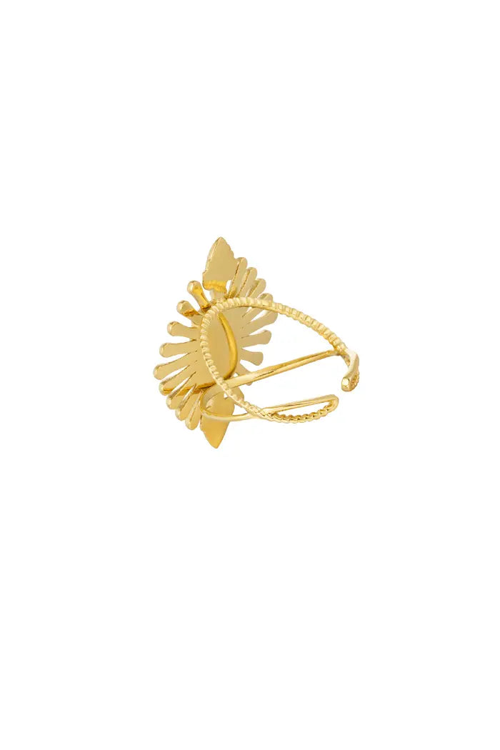 Ring vintage look pink