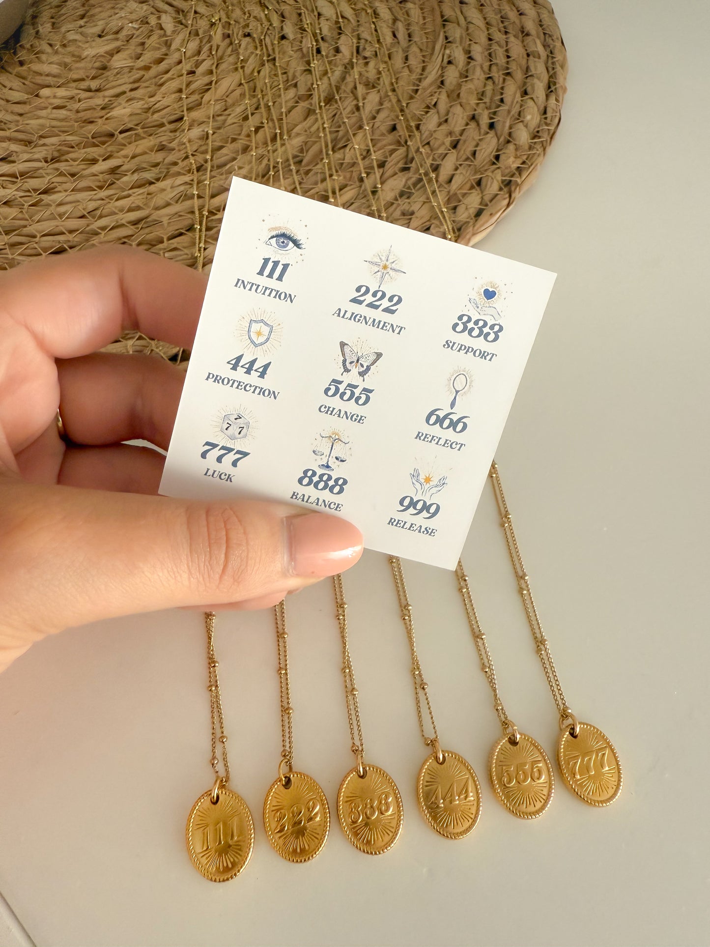 Angel number ketting