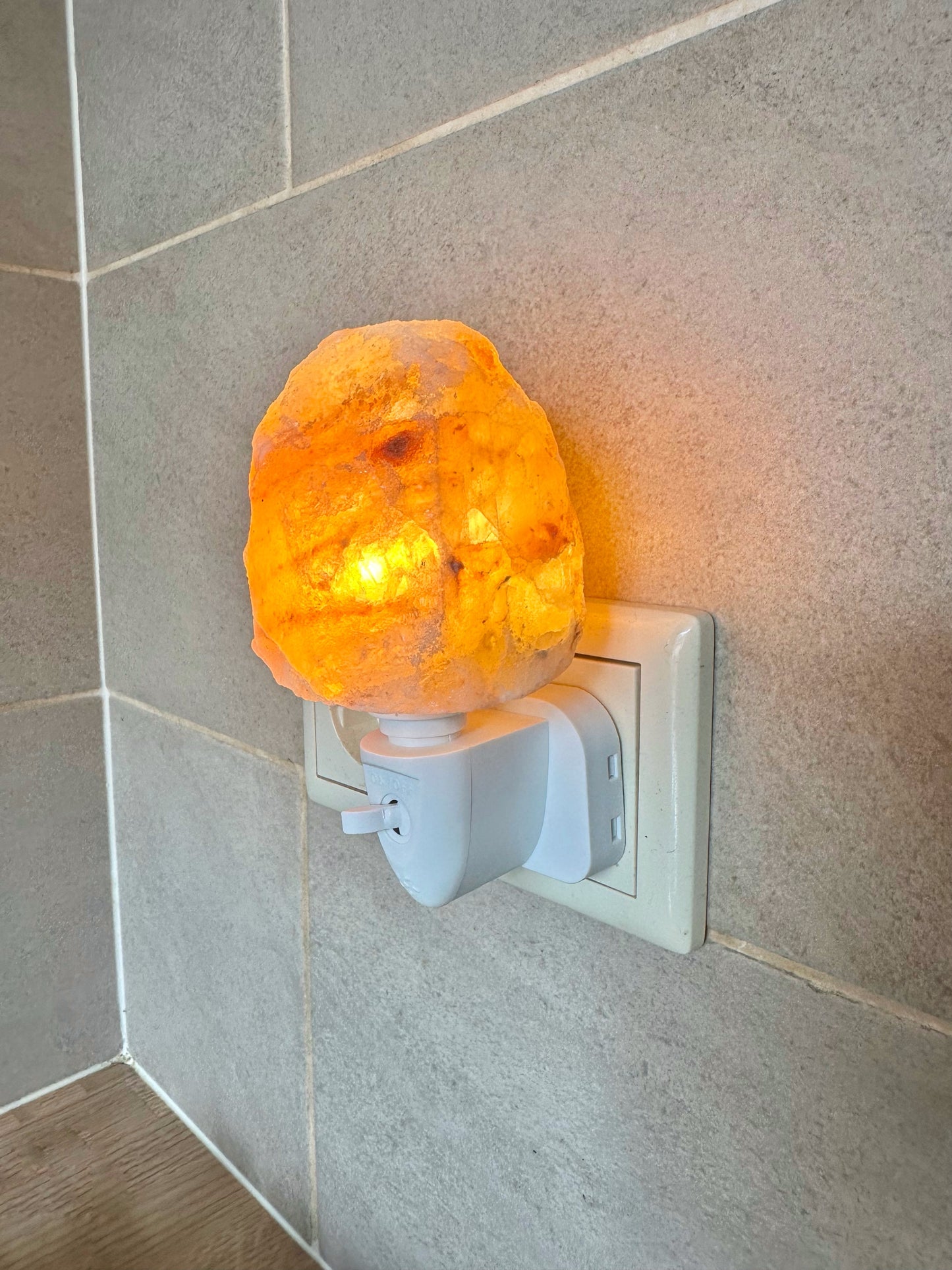 Zoutsteen nachtlampje