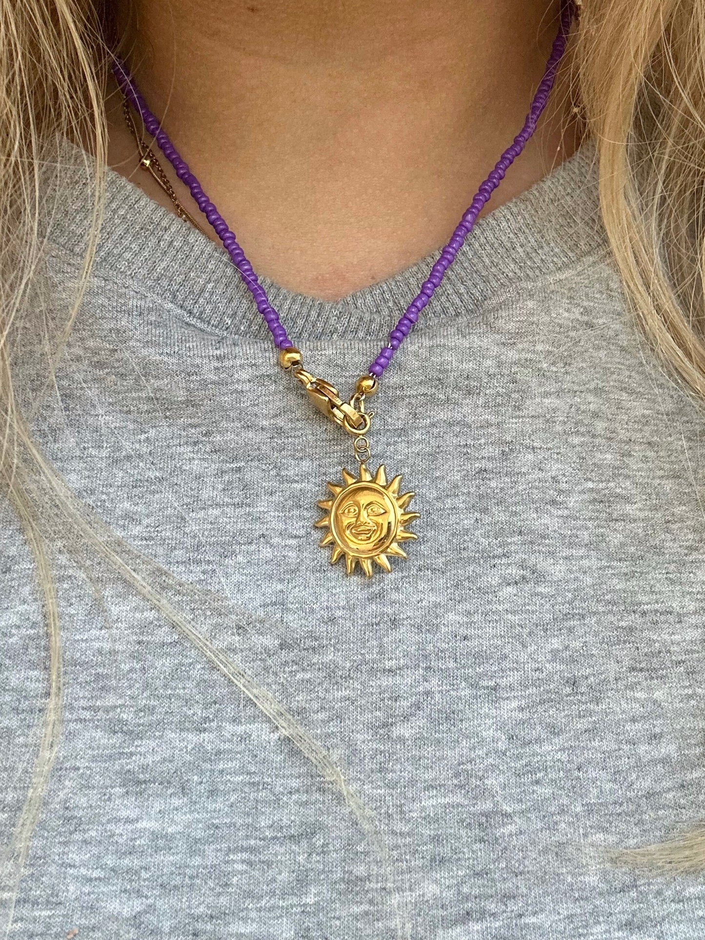 'Purple sun' ketting