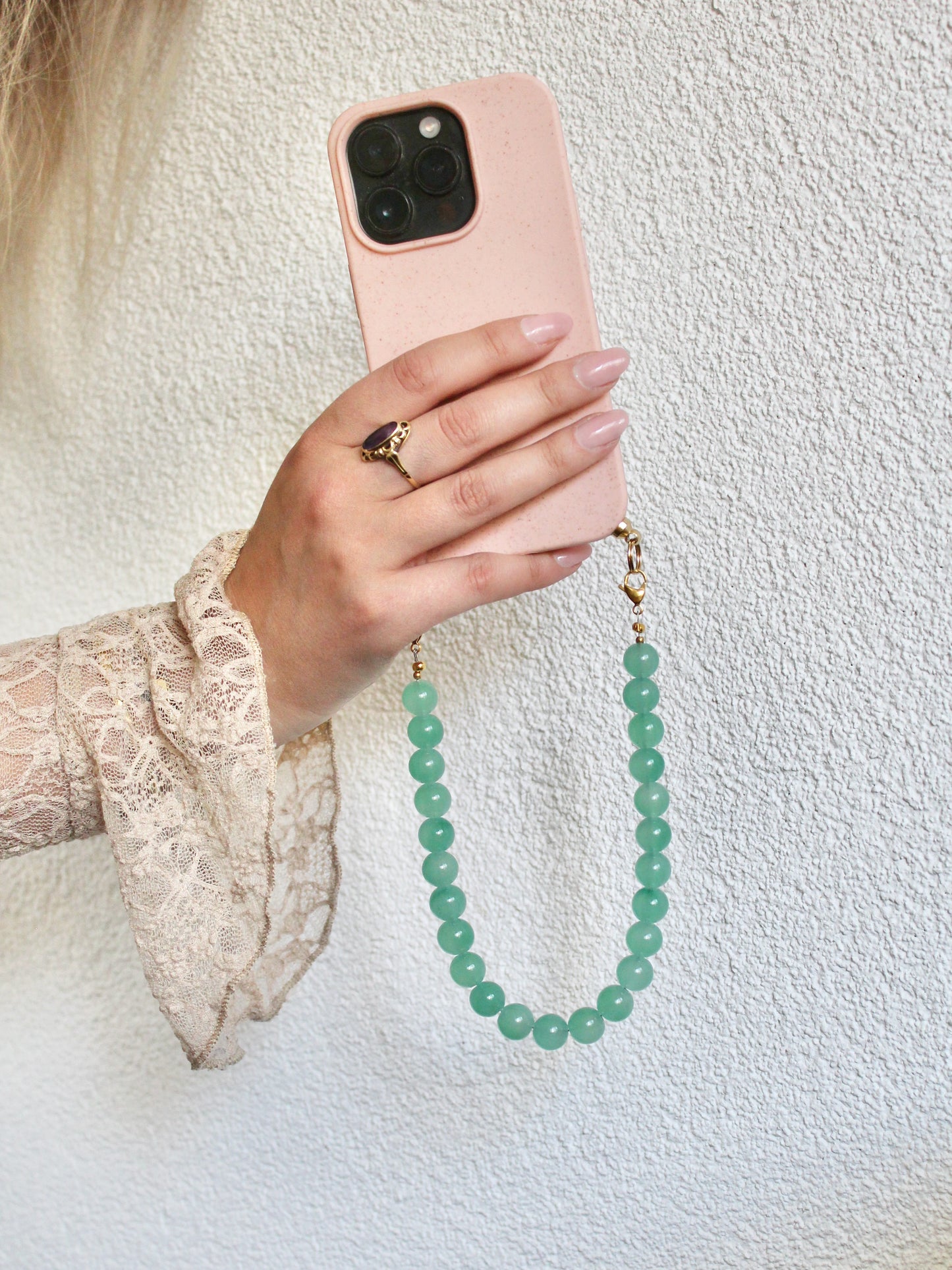 Phone cord - green