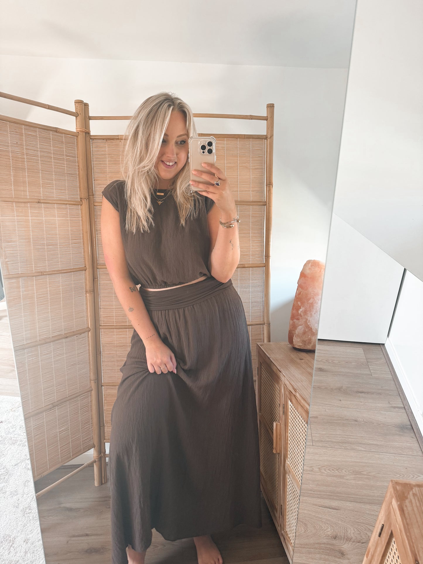 Liva set - bruin