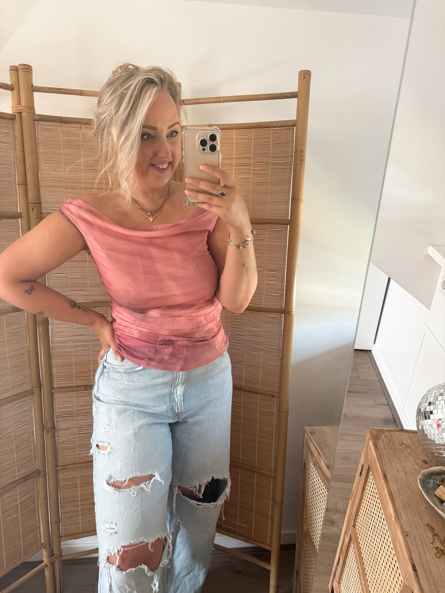 Amy top - roze
