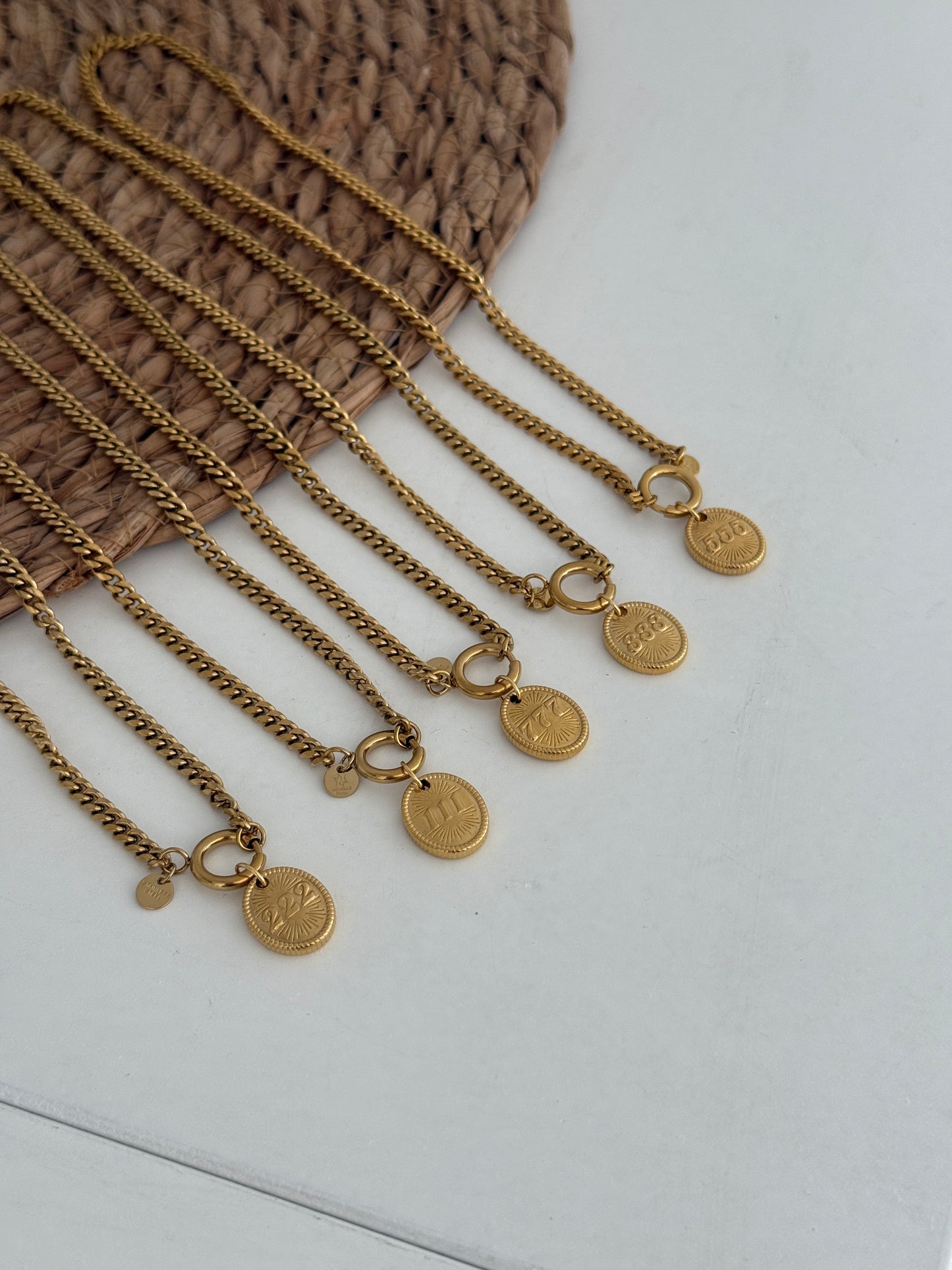 Angel number ketting - kort