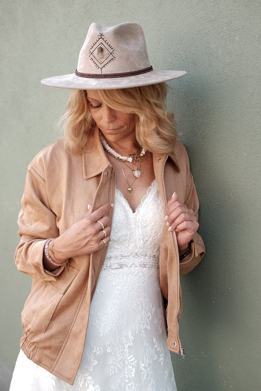 Jessie jacket - suède look
