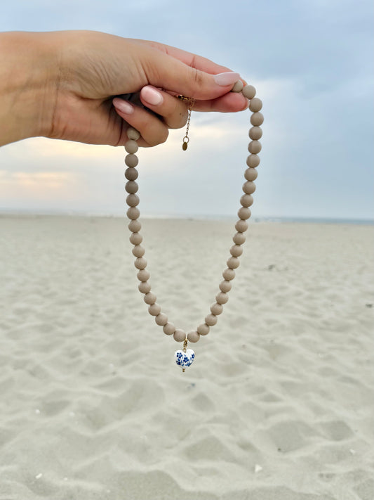 Sunbeads collectie - taupe Delfts Blauw