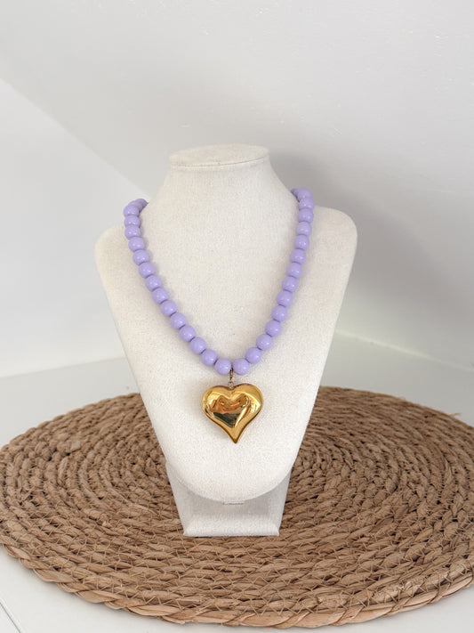 Sunbeads collectie - lila hart