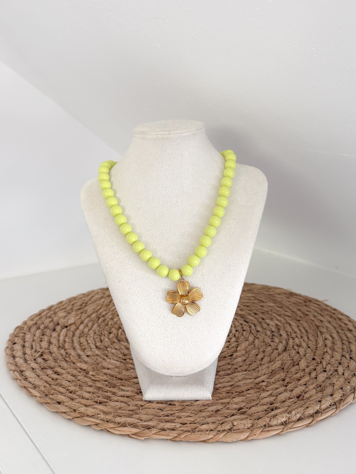 Sunbeads collectie - lime bloem