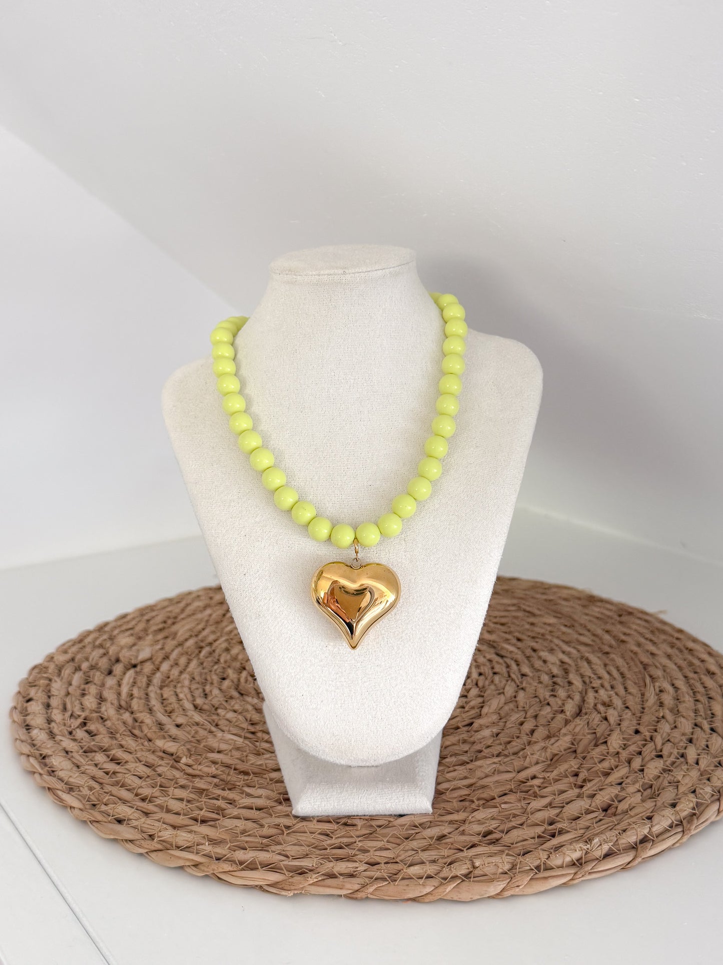Sunbeads collectie - lime hart